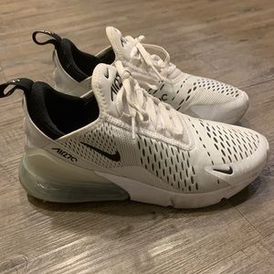 Nike Women’s Air Max 270 White Sneakers Size 7